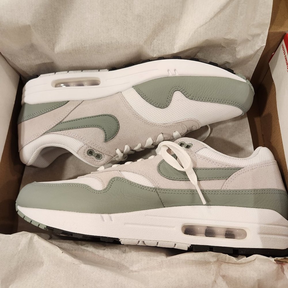Nike Air Max 1 SC "Mica Green" White Photon Dust DZ4549-100 Mens Size 12 NEW